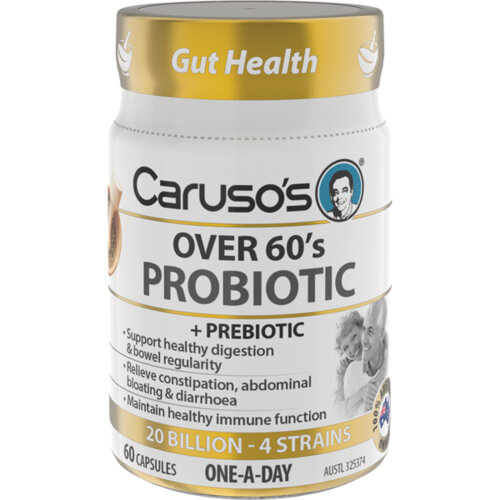 Caruso's Alive Probiotic Over 60S 60 Capsules