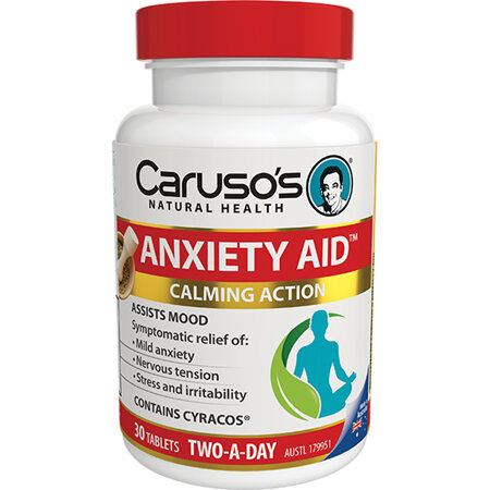 CARUSO's ANXIETY AID 30 TABLETS