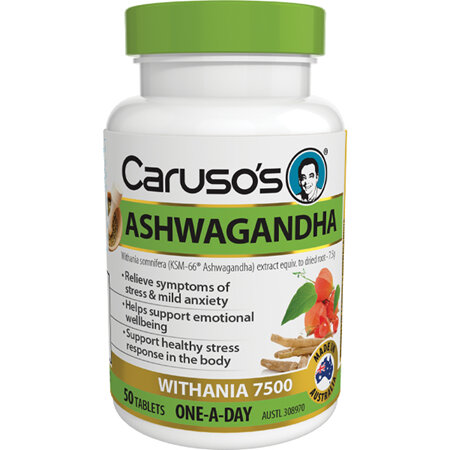 Caruso's Ashwagandha 50 Tablets
