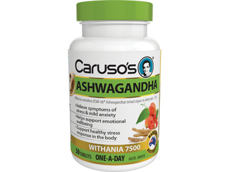 Caruso's Ashwagandha 50 Tablets