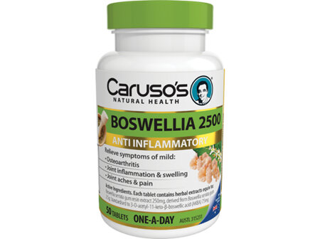Caruso's Boswellia 2500 50 Tablets