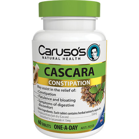Caruso's Cascara 60 Tablets