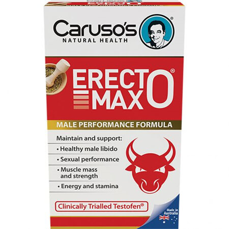 CARUSO's ERECTOMAX MALE PERFORMANCE 60 TABLETS