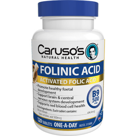 Caruso's Folinic Acid 120 Tablets