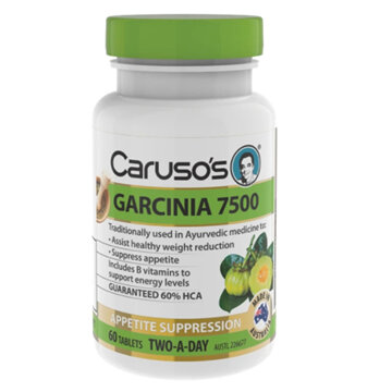 CARUSO's GARCINIA 7500 60 TABLETS