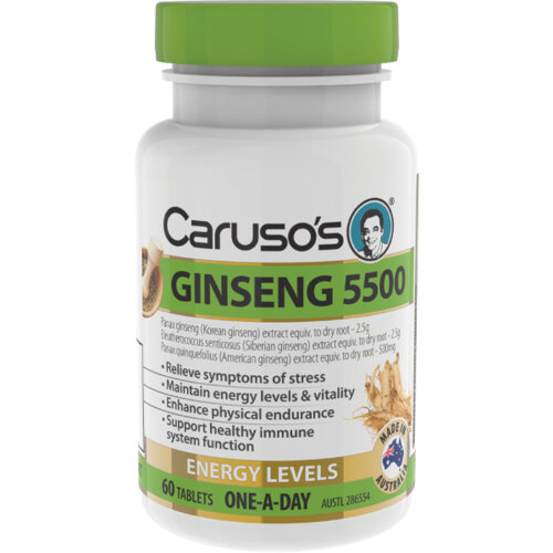 Caruso's Ginseng 5500 60 Tablets