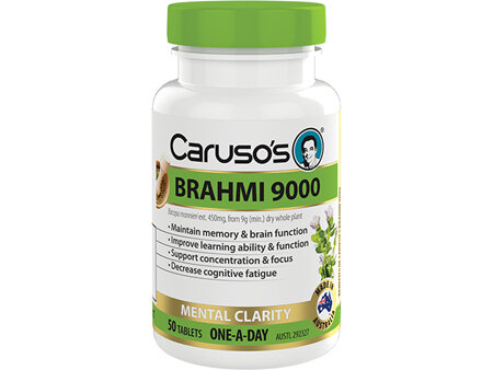 Caruso's Herb Brahmi 9000 Tablets 50