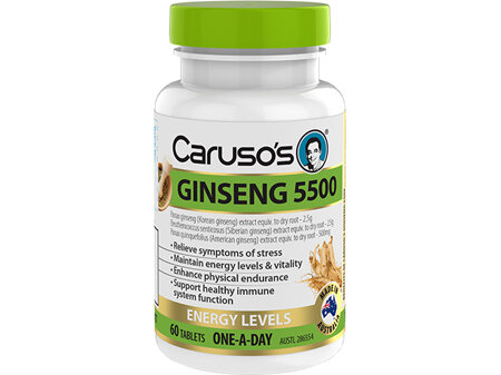 Caruso's Herb Gingseng 5500 Tablets 60