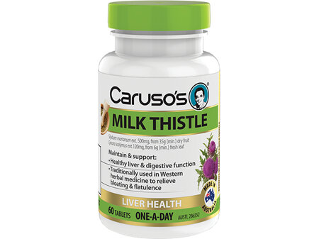 Caruso's Herb Milk Thistle Tablets 60