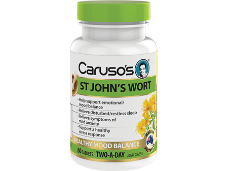 Caruso's Herb St John's Wort Tablets 60