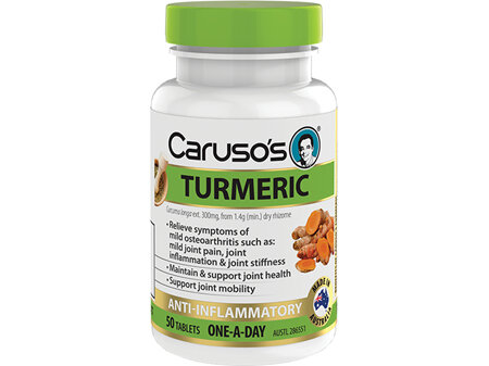 Caruso's Herb Tumeric Tablets 50