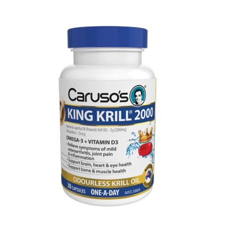 CARUSO's KING KRILL 2000MG 30 CAPSULES