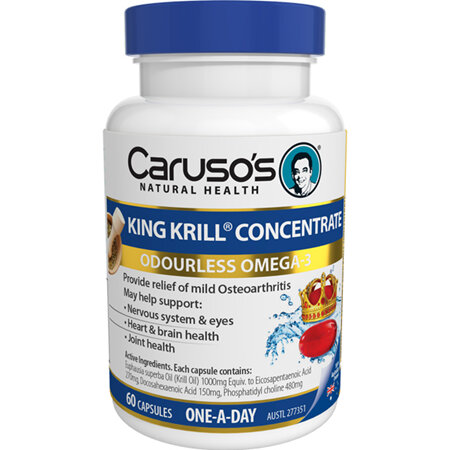 Caruso's King Krill Concentrate 60 Capsules