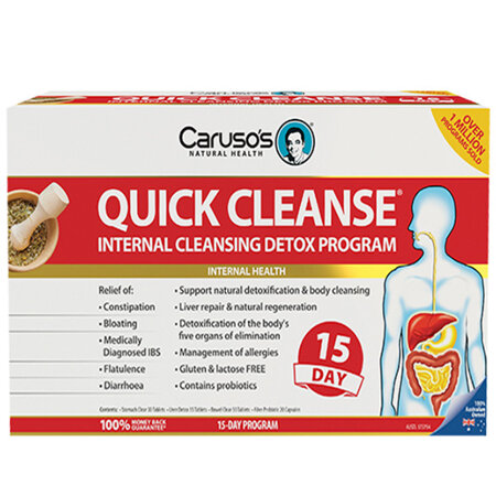 CARUSOS QUICK CLEANSE 15 DAY DETOX