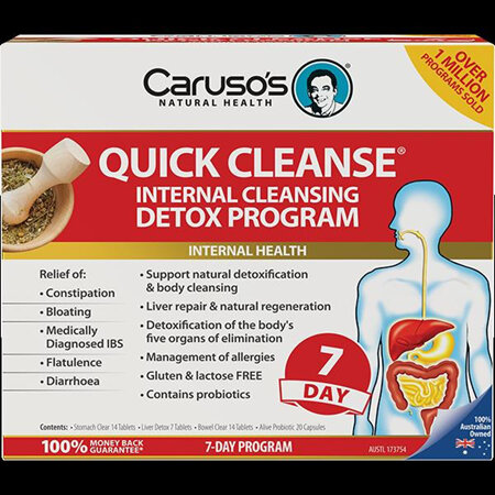 CARUSOS QUICK CLEANSE 7DAY DETOX PROG