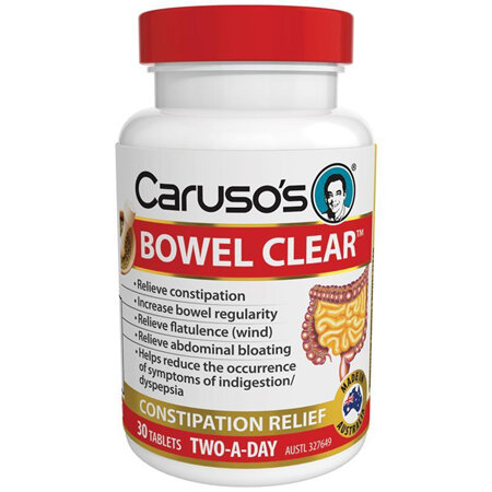 CARUSO's QUICK CLEANSE BOWEL CLEAR 30 TABLETS