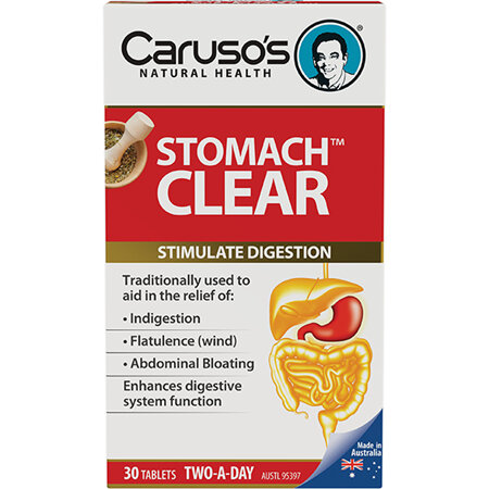 Caruso's Stomach Clear 30 Tablets