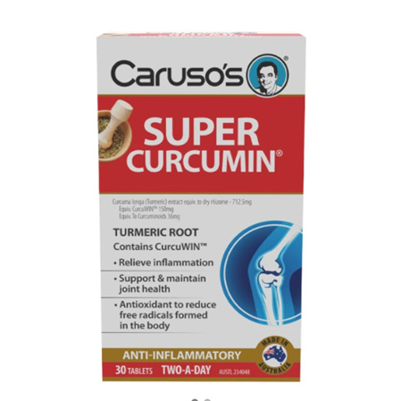 CARUSO's SUPER CURCUMIN 30 TABLETS