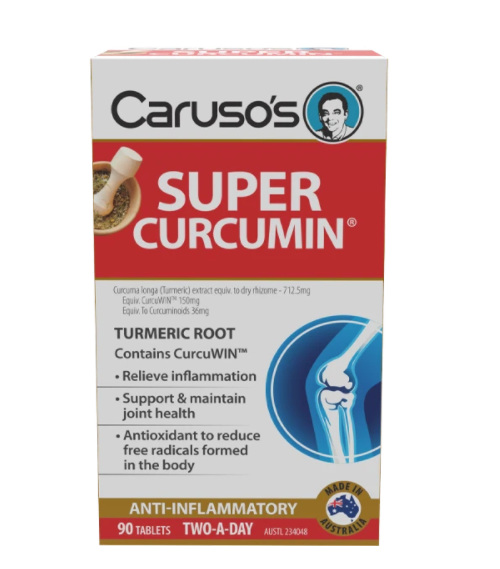 Caruso's Super Curcumin 90 Tablets