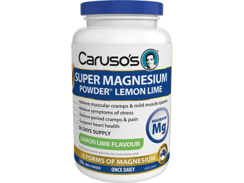 Caruso's Super Magnesium Powder Lemon 250G