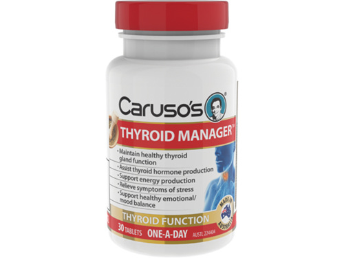 Caruso's Thyroid Manager 30 Tablets