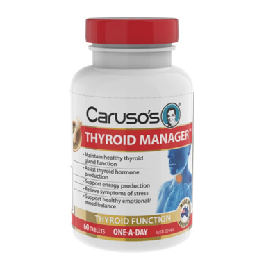 CARUSO's THYROID MANAGER 60 TABLETS