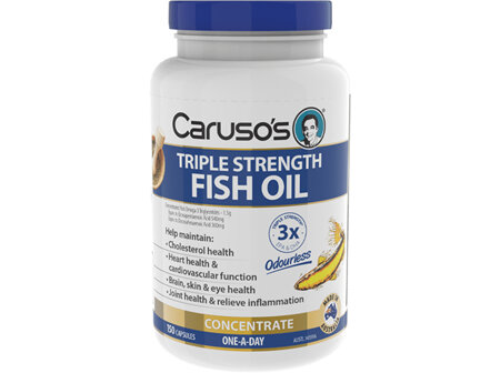 CARUSO's TRP/STR FISH OIL CAP 150