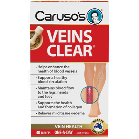 Caruso's Veins Clear 30 Capsules