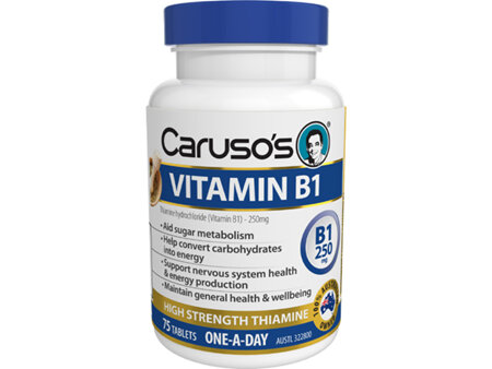 Caruso's Vitamin B1 250Mg 75 Tablets