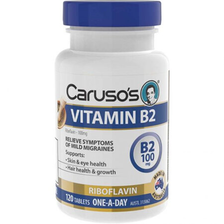 CARUSO's Vitamin B2 100MG 120 Tablets