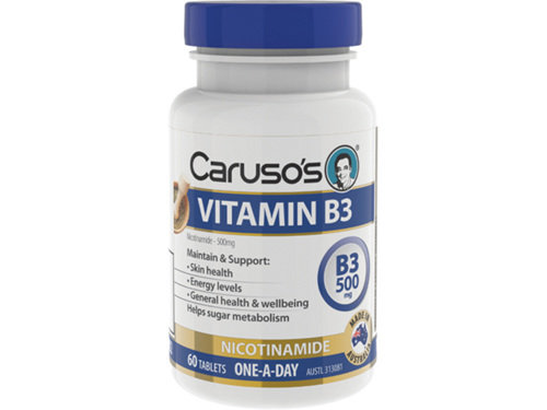 Caruso's Vitamin B3 500Mg 60 Tablets