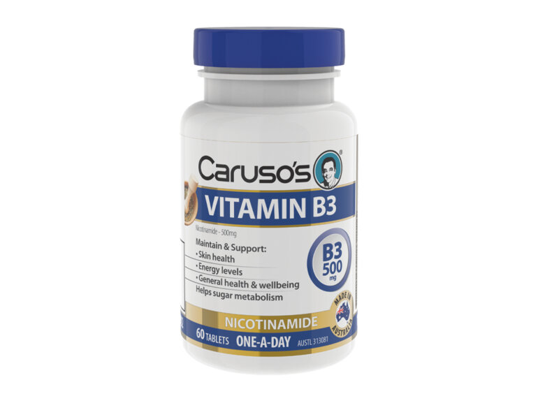Caruso's Vitamin B3 500Mg 60 Tablets