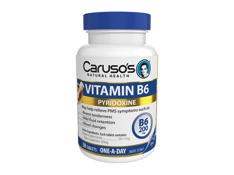 Caruso's Vitamin B6 200Mg 50 Tablets