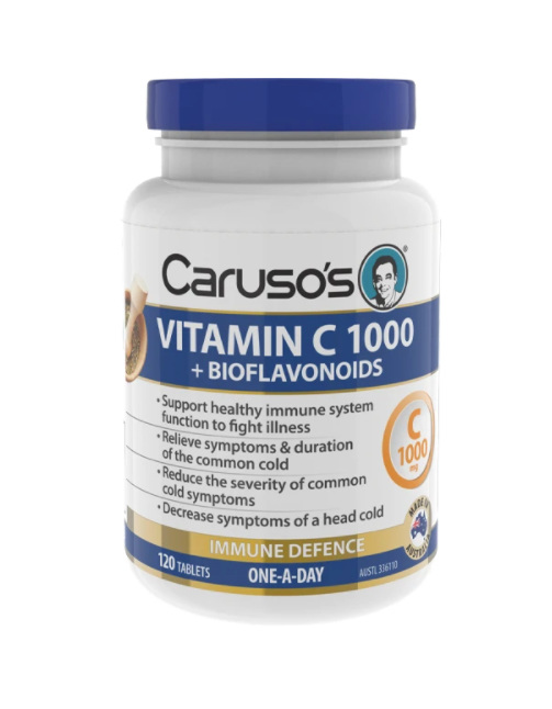 Caruso's VItamin C 1000 Bioflavonoids 120 Tablets