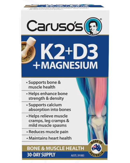 Caruso's Vitamin K2 + D3 + Magnesium Kit