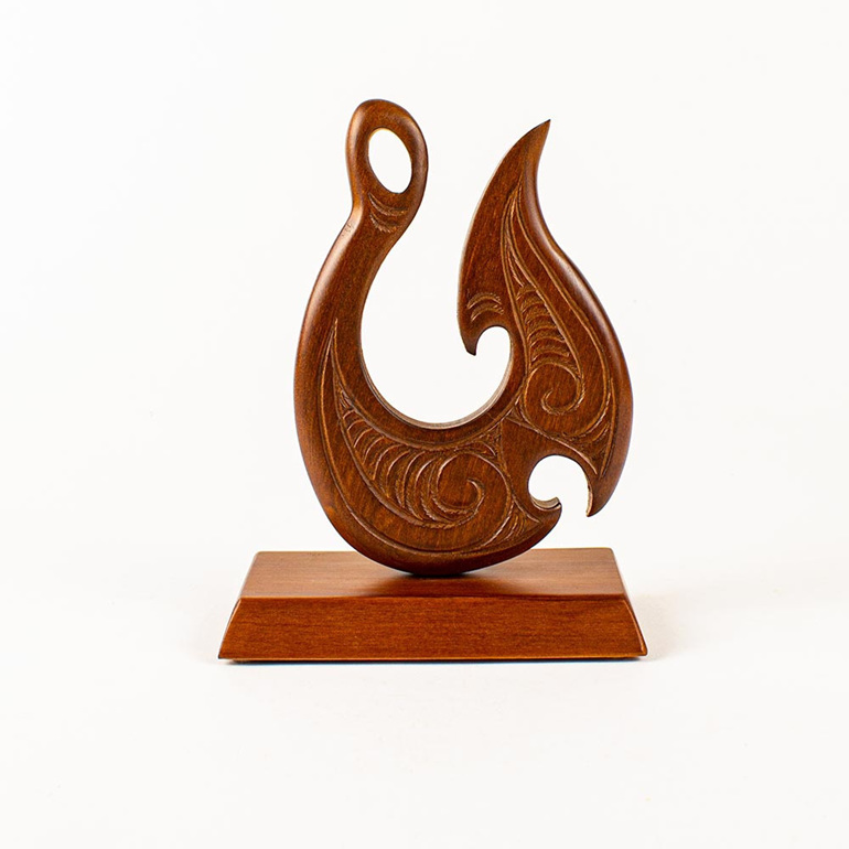 Carved Hook on Stand