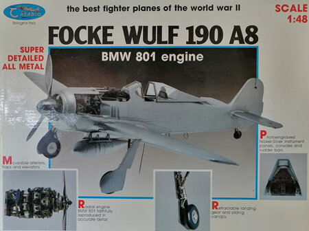 Casadio 1/48 Focke Wulf 190 A8 BMW 801 Engine