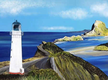 Castlepoint Lighthouse Print