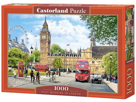 Castorland 1000 Piece Jigsaw Puzzle Busy Morning In London