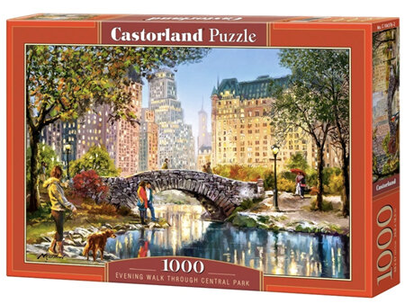 Castorland 1000 Piece Jigsaw Puzzle Evening Walk Through Central Park