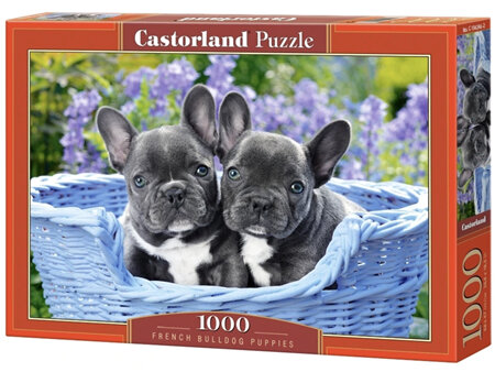Castorland 1000 Piece Jigsaw Puzzle French Bulldog Puppies