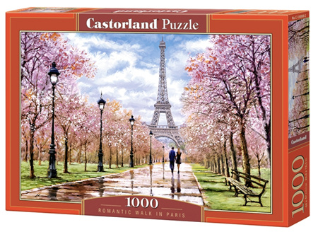 Castorland 1000 Piece Jigsaw Puzzle: Romantic Walk in Paris