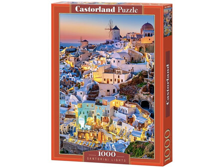 Castorland 1000 Piece Jigsaw Puzzle Santorini Lights
