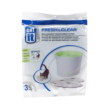 Cat It - Fresh & Clear Replacement Carbon Filter 3 pack