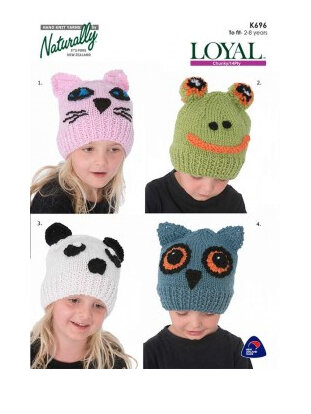 Cat, Owl, Frog & Panda Hat