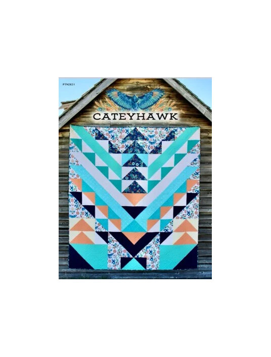 Cateyhawk Quilt from Natural Born Quilter