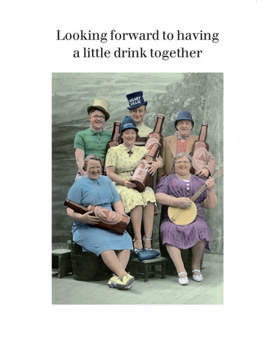 Cath Tate - A Little Drink Together - Humour Card