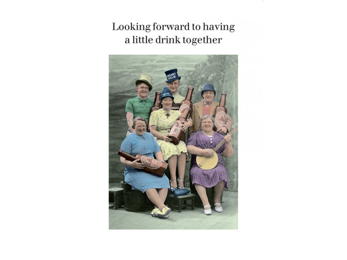 Cath Tate - A Little Drink Together - Humour Card