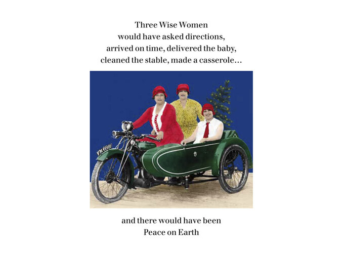 Cath Tate Christmas Card Three Wise Women