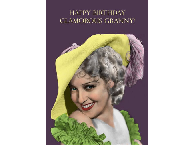 Cath Tate - Happy Birthday Glamorous Granny Birthday Card